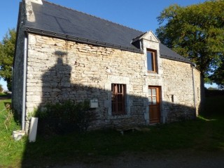 detached stonebuilt fermette, 111,000.00 €, Lizio, Morbihan, 56460