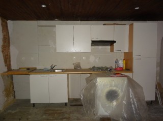 Village house, 2 properties merged to 1, renovation started but still to finish, 60,000.00 €, La Trinite Porhoet, Morbihan, 56490